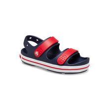 Toddler Crocband Cruiser Sandal in Navy Varsity Red